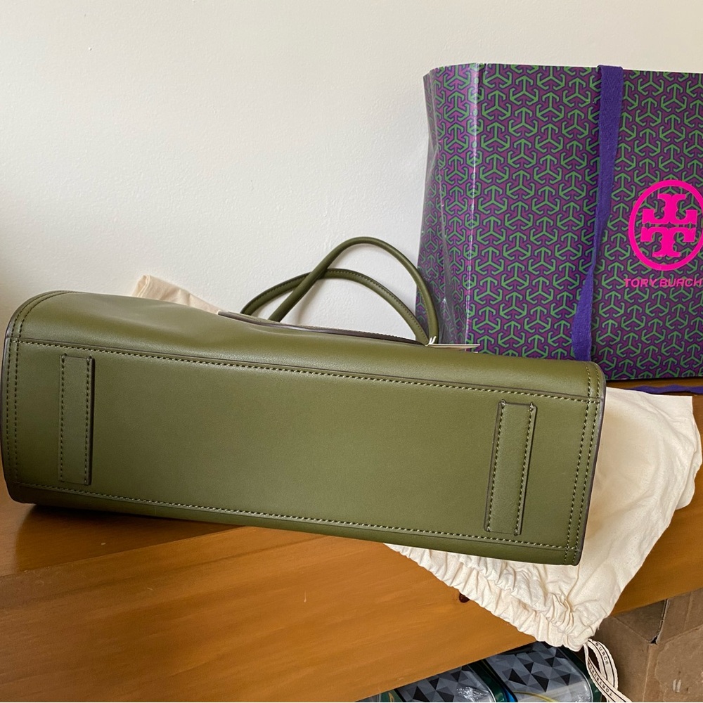 Tory Burch Olive Tote Bag - Picture 2 of 9
